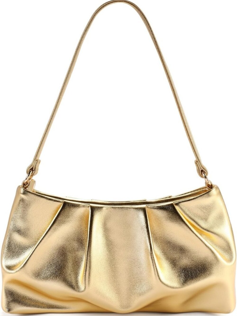 Chic Women's Pleated Evening Clutch Purse, Versatile Shoulder Bag with Chain
